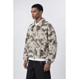 Respire Erkek Jakarlı Oversize Bomber Ceket Bej