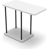 Retodesign BEYAZ DİKDÖRTGEN YAN SEHPA 1615