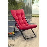 Retodesign Katlanır Şezlong Kırmızı 1780