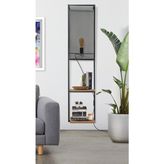 Retodesign Kitaplıklı Lambader - Siyah