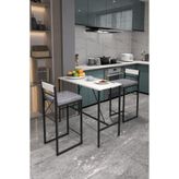 Retodesign Minderli Beyaz Good Bar Masa Takımı 2653