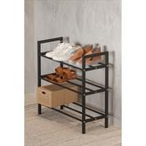 Retohome Retodesign 3 Katli Ekol Metal Ayakkabilik 1893 Siyah