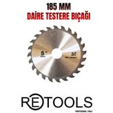 RETOOLS 185 MM DAİRE TESTERE (METAL-AHŞAP) BIÇAĞI