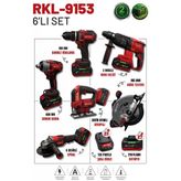 Retools Bordo 6'Lı Set (185 Mm Daire Testere - Dekupaj)