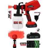 Retools Şarjlı Boya Tabancası Kırmızı
