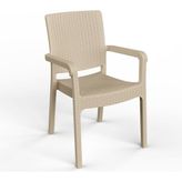 Retro Art Hilton Plastik Sandalye 2'li - Cappuccino