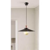 Retro Metal Sarkıt Avize 30 Cm Mat Bakır