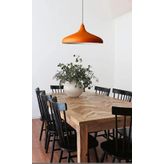 RETRO RUSTİK METAL SARKIT TURUNCU AVİZE 35 CM ÇAP MYL003131