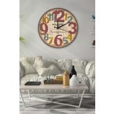 Retro Tasarım Duvar Saati 50x50cm