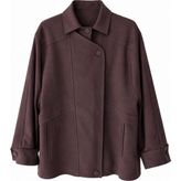 Retrobird Ruby Bomber Ceket Mont Kadın Koyu Mürdüm - S - M