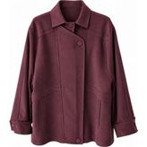 Retrobird Ruby Bomber Ceket Mont Kadın Mürdüm - L - XL