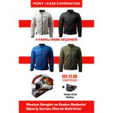 REVERTECH Şehir İçi Kullanıma Uygun Korumalı Yazlık Motosiklet Montu + HEDİYE AXXIS DRAKEN S JOLLY KASK 🎁 M 9711346532