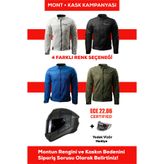 REVERTECH Şehir İçi Kullanıma Uygun Korumalı Yazlık Motosiklet Montu + HEDİYE AXXIS DRAKEN S MP4 B1 KASK 🎁 XL 9711346732