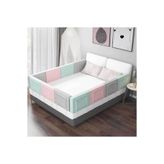 Revubaby 100 Cm Yatak Bariyeri Bebek Ve Çocuk Korkuluğu Güvenlik Bariyeri Koruma Bariyeri Pink-pembe