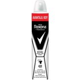 Rexona Invisible Black White Sprey 200 ml Men Deodorant