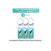 Rexona Thermocool Kadın Sprey Deodorant Eucalyptus & Magnolia 150 ml x3