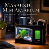 Rey Point Dekoratif Mini Akvaryum Tank USB