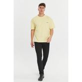 Rey Polo Glendi Erkek Basic Oversize Tişört - Sarı - 2XL