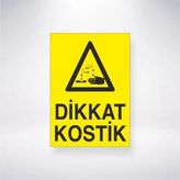 Reysa Tasarım Dikkat Kostik Sticker 20X28 Cm