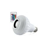RGB Bluetooth Hoparlörlü Kumandalı Led Ampul