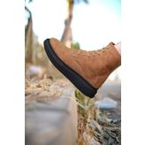 Riccon 0012373 Taba Siyah Süet Sneaker Erkek Bot