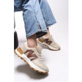Riccon Kadın Sneaker 001210 Bej Taba