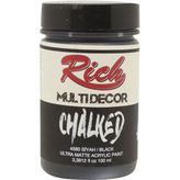 Rich 4580 Siyah 100 ml Multi Decor Chalked Akrilik Boya