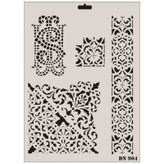Rich Dantel Seri DN-904 35x25 cm Stencil