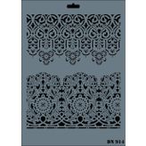 Rich Dantel Seri DN-914 35x25 cm Stencil