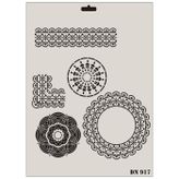 Rich Dantel Seri DN-917 35x25 cm Stencil