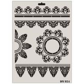 Rich Dantel Seri DN-924 35x25 cm Stencil