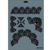 Rich DN-918 Dantel Stencil 25x35 cm Boyama Şablonu