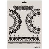 Rich DN-922 Dantel Seri 35x25 cm Stencil