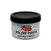 Rich Klasik Rölyef Pasta Beyaz