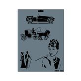 Rich N-148 Yeni Seri XL 35x25 cm Stencil
