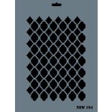 Rich New Seri N 194 35x25 cm Stencil
