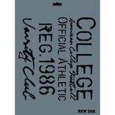 Rich New Seri N 208 35x25 cm Stencil