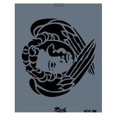 Rich New Seri N-388 35x25 cm Stencil