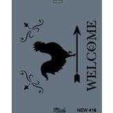 Rich New Seri N-416 25x35 cm Stencil