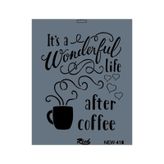 Rich New Seri N 418 35x25 cm Stencil