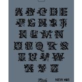 Rich New Seri N-465 35x25 cm Stencil