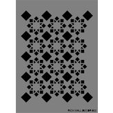 Rich WALL-032 50x70 cm Duvar Stencil Boyama Şablonu