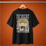 Rick Savage Def Leppard Oversize Tisort - Siyah - XL