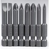 Rico 005-KK1130 PH+PZ+SL 8 Parça 50 mm Yıldız Düz Bits Uç Seti