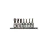 Rico 007-RC7028 1/4"dr Alyan Hex Bit Socket Set Uç Takmı 7AD