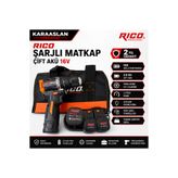 Rico Şarjlı Matkap Çift Akü 16V