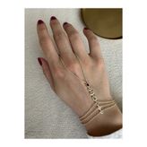 ringbox Gold Renkli Taşlı Şahmeran