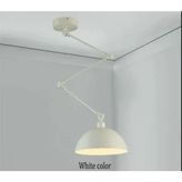 Riolight Modern Beyaz Üç Mafsallı Akrobat Metal Masa Üstü Sarkıt Avize Şapka ÇAPI:30CM - 1