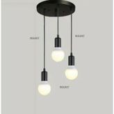 RİOLİGHT ÜÇLÜ METAL SARKIT ÇAP: 30 CM