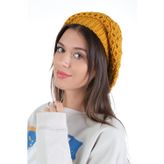 Ritagarcia Kadın Hardal Triko Tek Kat Ressam Bere